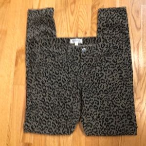 Madewell Animal Print Pants size 30x32